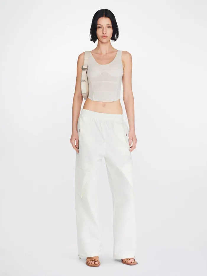 Dion Lee Pants SNAP CARGO PANTS Ivory 8211 UnisexShop