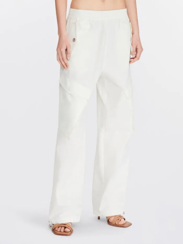 Dion Lee Pants SNAP CARGO PANTS Ivory 8211 UnisexShop