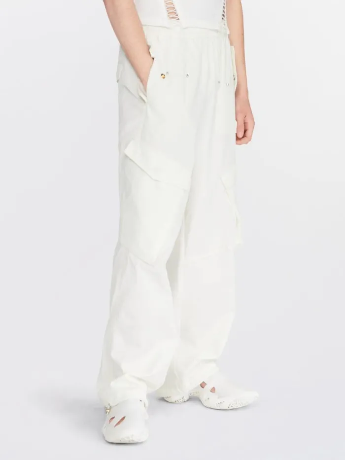 Dion Lee Pants SNAP CARGO PANTS Ivory 8211 UnisexShop