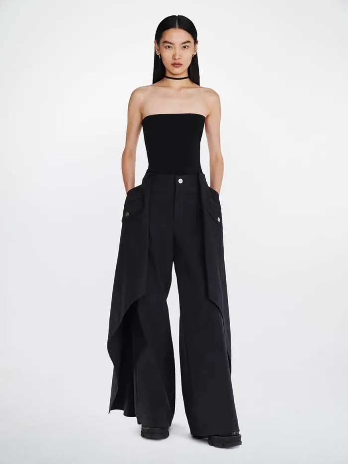 Dion Lee Tops REVERSE HALTER TOP Black 8211 Shop