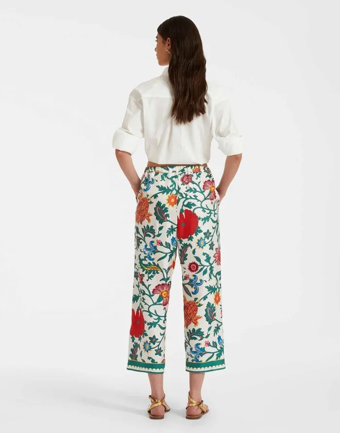 Drawstring Pants Dragonflower Multicolor Women La Double J Shorts and Pants Drawstring Pants Dragonflower Multicolor Women La Double J Shorts and Pants