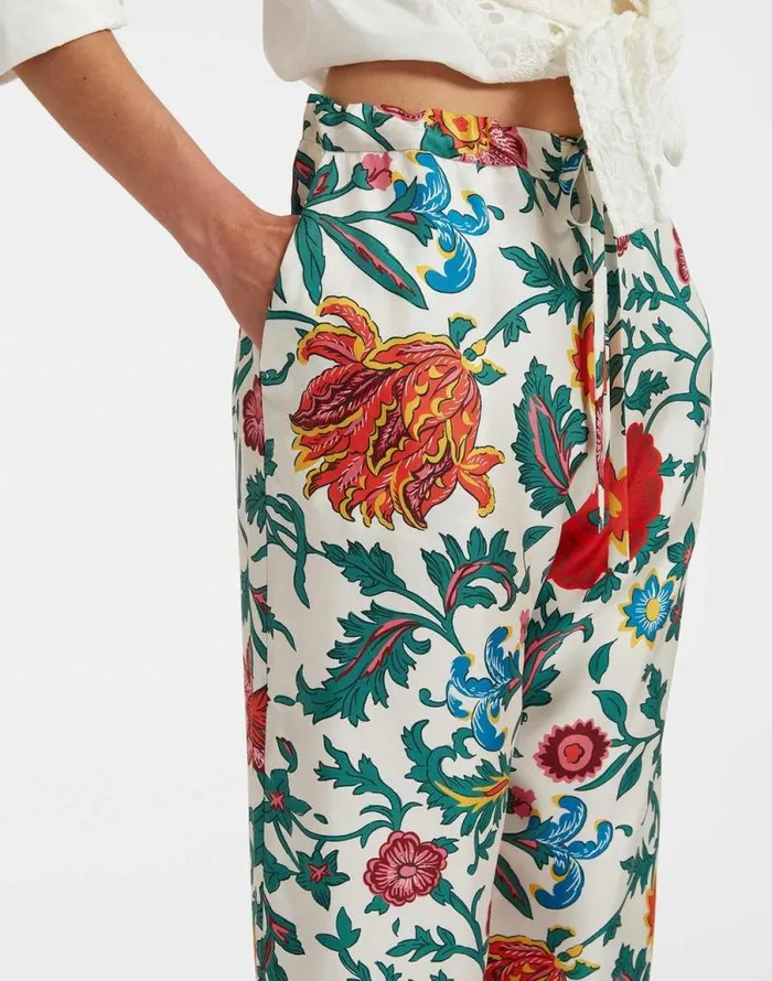 Drawstring Pants Dragonflower Multicolor Women La Double J Shorts and Pants Drawstring Pants Dragonflower Multicolor Women La Double J Shorts and Pants