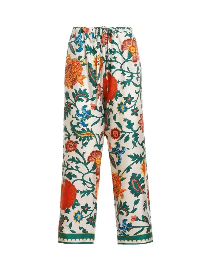 Drawstring Pants Dragonflower Multicolor Women La Double J Shorts and Pants Drawstring Pants Dragonflower Multicolor Women La Double J Shorts and Pants