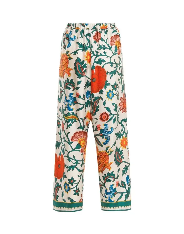 Drawstring Pants Dragonflower Multicolor Women La Double J Shorts and Pants Drawstring Pants Dragonflower Multicolor Women La Double J Shorts and Pants