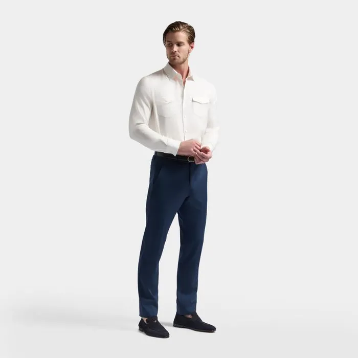 Dress Shirts Men GFORE HERRINGBONE BRUSHED DRESS SHIRT Snow Dress Shirts Men GFORE HERRINGBONE BRUSHED DRESS SHIRT Snow