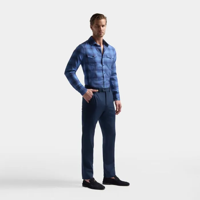 Dress Shirts Men GFORE SHADOW PLAID BRUSHED DRESS SHIRT Racer Dress Shirts Men GFORE SHADOW PLAID BRUSHED DRESS SHIRT Racer