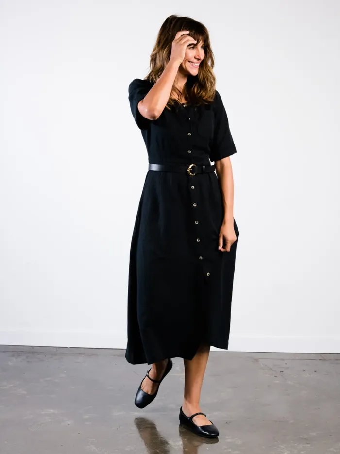 Dresses and Jumpsuits Sierra Utility Midi Dress Black Able Women