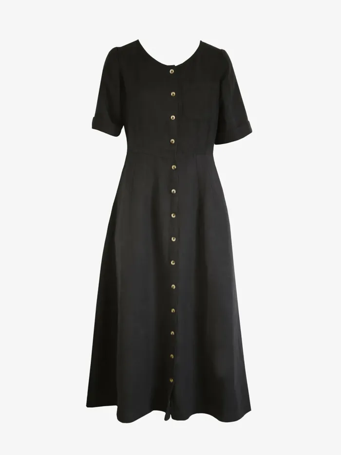 Dresses and Jumpsuits Sierra Utility Midi Dress Black Able Women