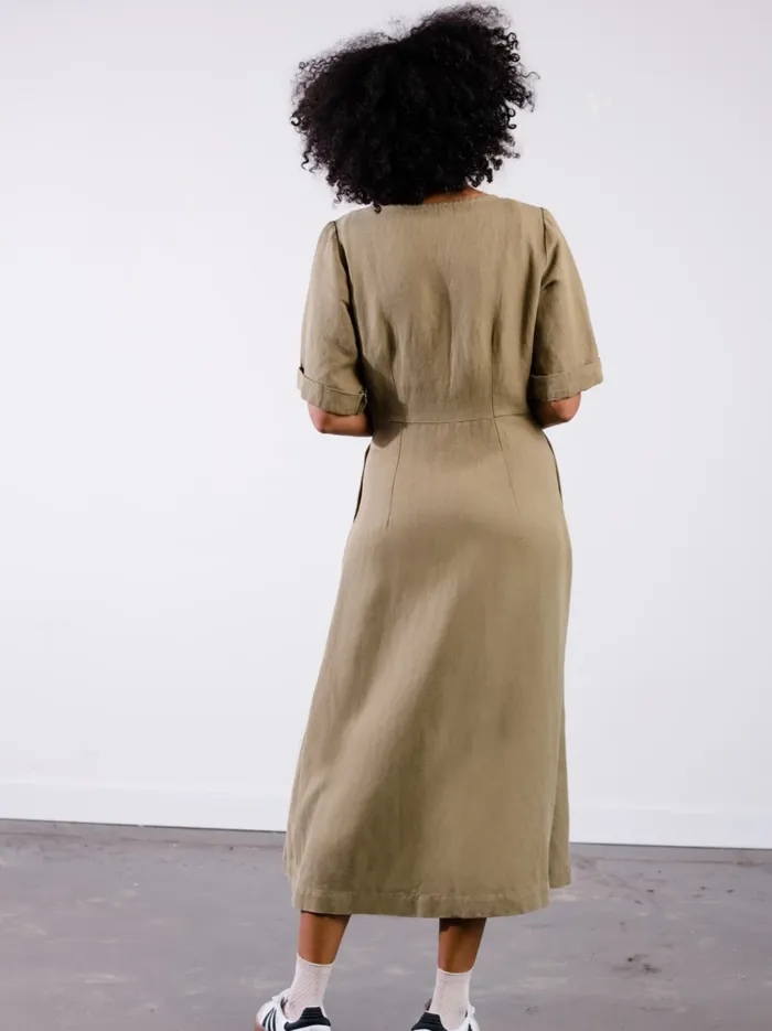 Dresses and Jumpsuits Sierra Utility Midi Dress Black Able Women