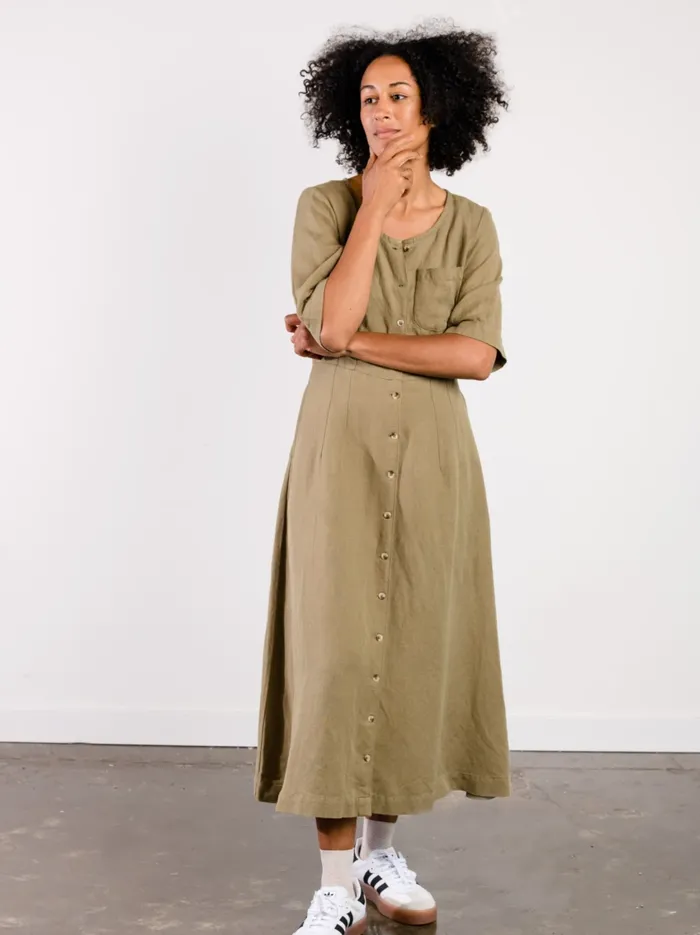 Dresses and Jumpsuits Sierra Utility Midi Dress Black Able Women
