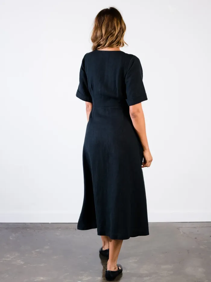 Dresses and Jumpsuits Sierra Utility Midi Dress Black Able Women