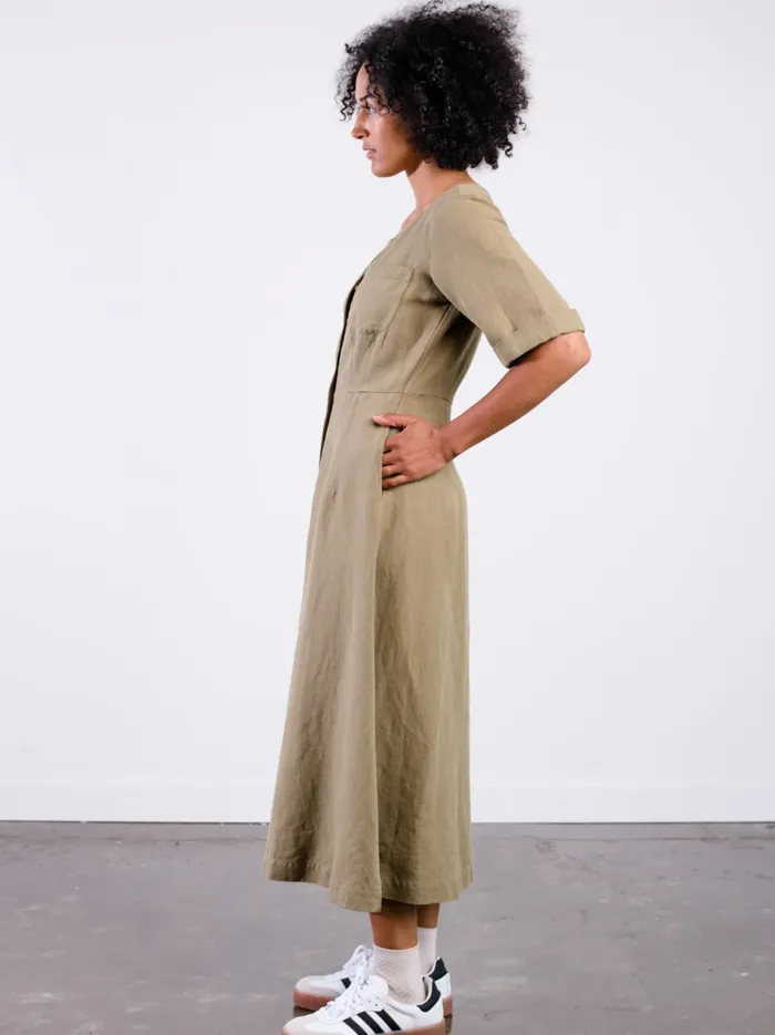 Dresses and Jumpsuits Sierra Utility Midi Dress Black Able Women