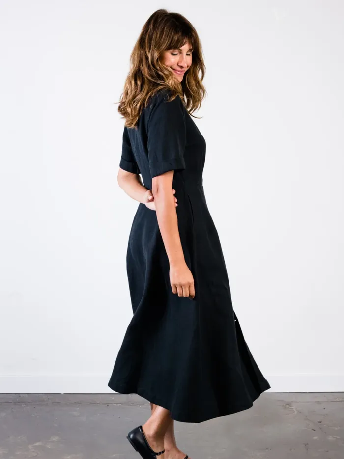 Dresses and Jumpsuits Sierra Utility Midi Dress Black Able Women