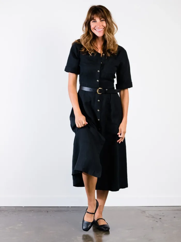 Dresses and Jumpsuits Sierra Utility Midi Dress Black Able Women