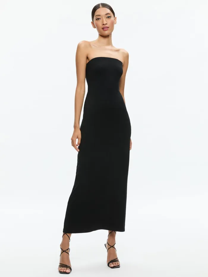 Dresses Women Alice Olivia DELORA STRAPLESS MAXI DRESS Black
