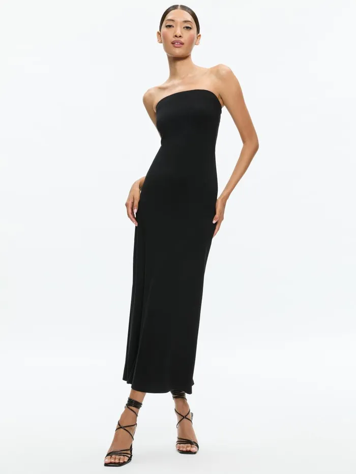 Dresses Women Alice Olivia DELORA STRAPLESS MAXI DRESS Black