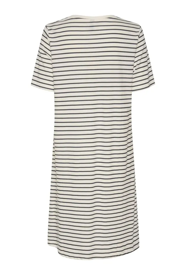 Dresses Women CULTURE CUdeia Dress Whitesalute Stripe