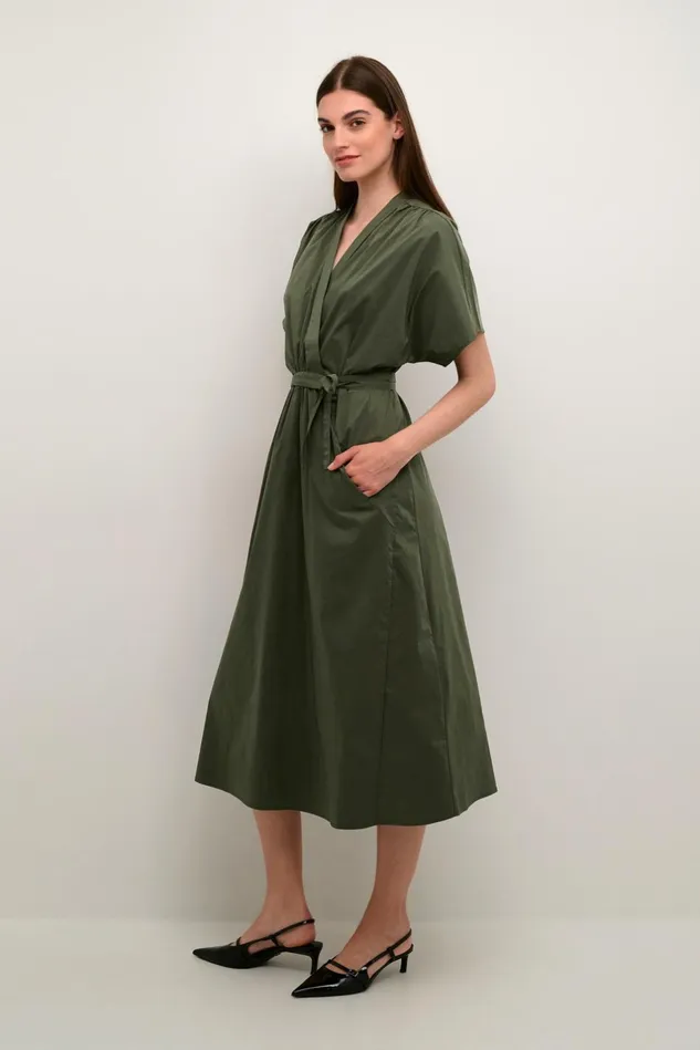 Dresses Women CULTURE CUfree Dress Burnt Olive