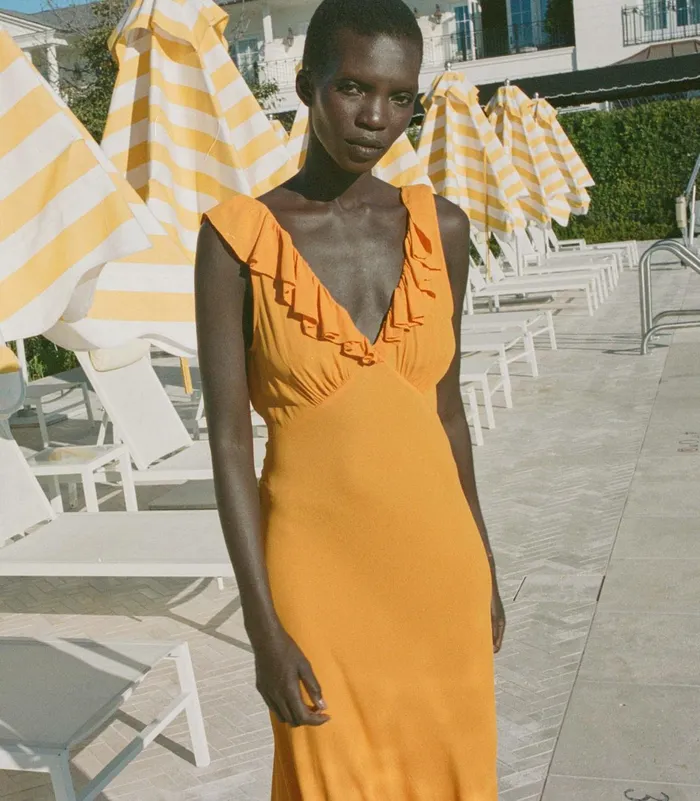Dresses Women DEN Arleen Dress Nasturtium Orange