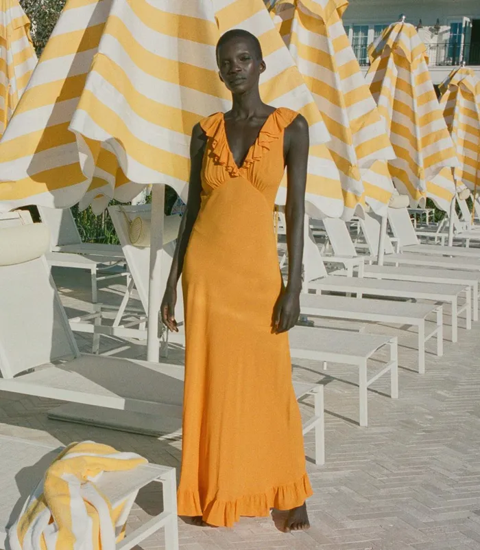 Dresses Women DEN Arleen Dress Nasturtium Orange Dresses Women DEN Arleen Dress Nasturtium Orange