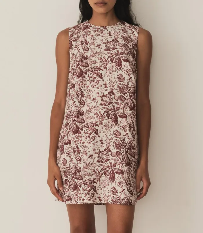 Dresses Women DEN Belina Dress Toile Botanique Dresses Women DEN Belina Dress Toile Botanique