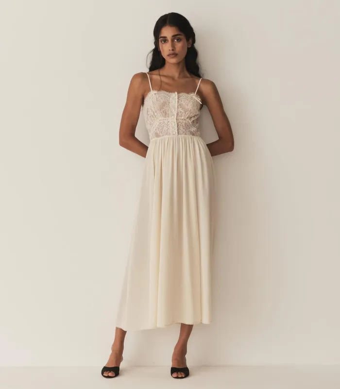Dresses Women DEN Corinne Dress Mother Of Pearl
