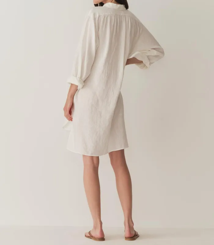 Dresses Women DEN Jora Linen Dress Salt Dresses Women DEN Jora Linen Dress Salt
