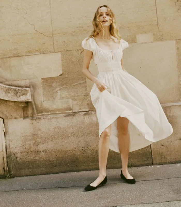 Dresses Women DEN Quinn Dress Salt Dresses Women DEN Quinn Dress Salt