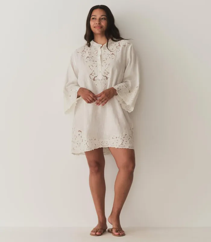 Dresses Women DEN Rochelle Dress Salt Dresses Women DEN Rochelle Dress Salt