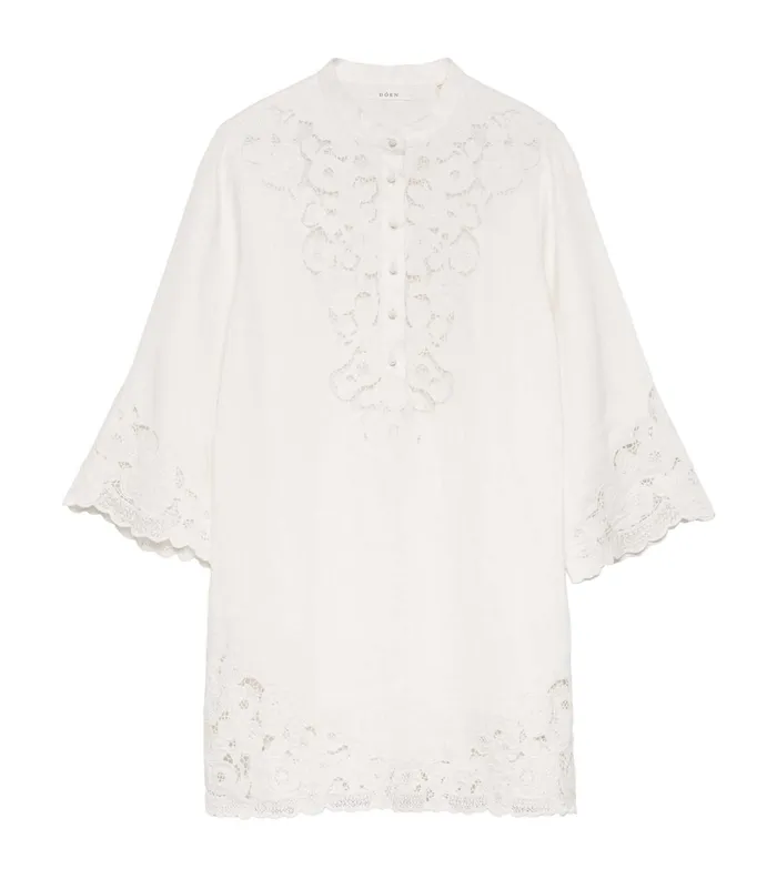 Dresses Women DEN Rochelle Dress Salt Dresses Women DEN Rochelle Dress Salt