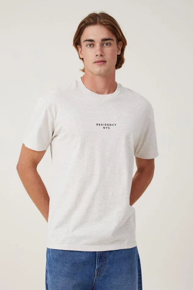 Easy TShirt Oatmeal Marleresidency Nyc Men Cotton On Tees and Tanks
