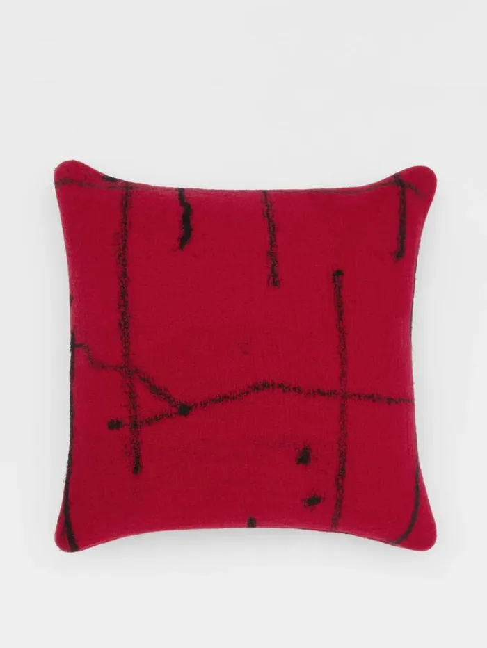 Eileen Fisher Accessories Waste No More Felted Artisanal Pillow 11034 By 11034 Red 8211 Shop