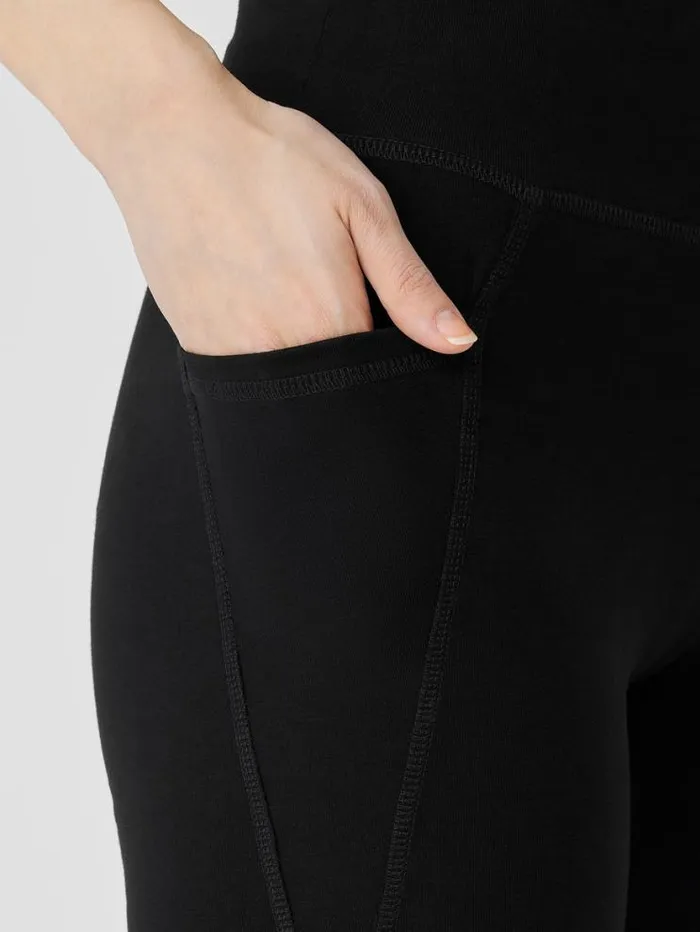 Eileen Fisher Petite Pima Cotton Stretch Jersey Shorts Black 8211 Shop