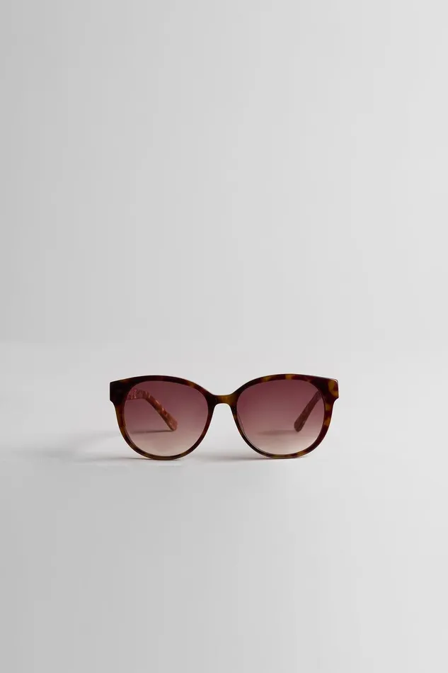 Elie Tahari Round Mirror Sunglasses Tortoise Women Sunglasses