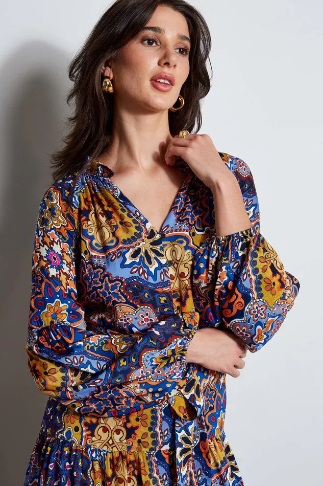 Elie Tahari Silk Night Garden Midi Dress Night Garden Print Women Dresses and Jumpsuits