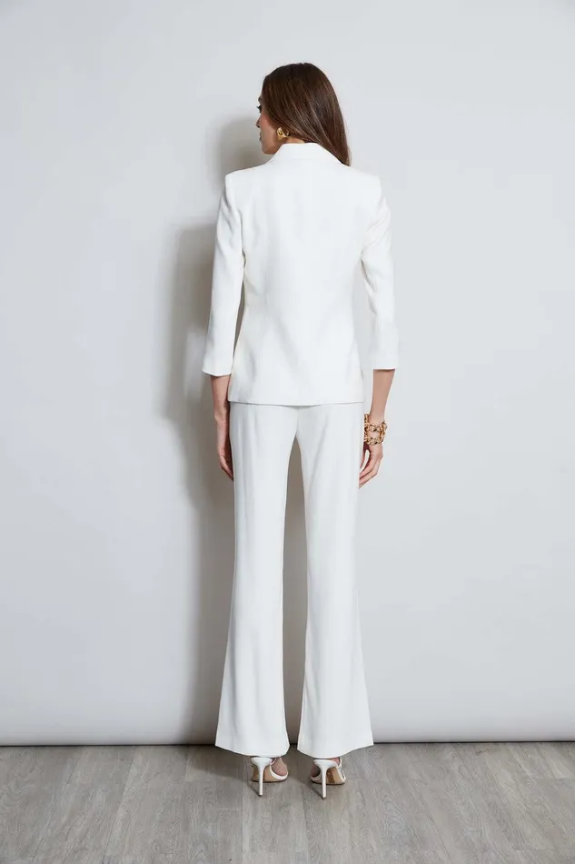 Elie Tahari Single Breasted Dart Blazer Foam Women Jackets and Blazers