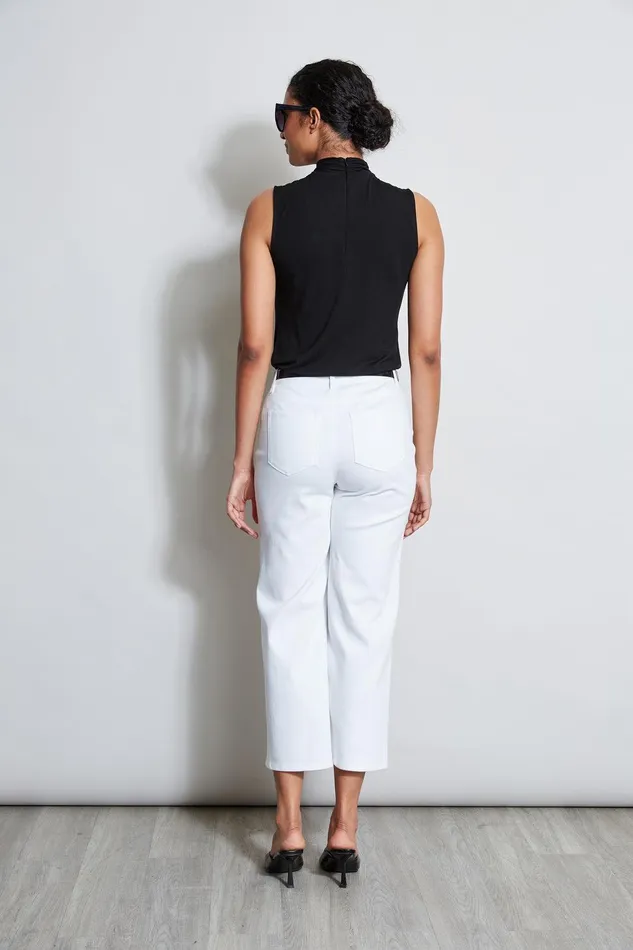 Elie Tahari Sleeveless Twist Knit Black Women Tops
