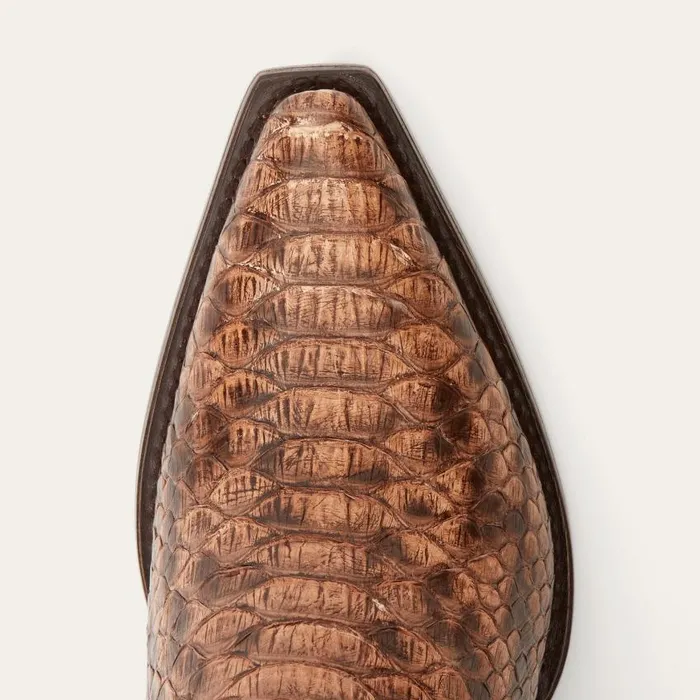 Ember Python Snip Toe Boot Red Women Stetson Western