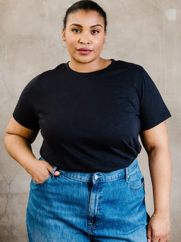 Everyday Tee Black Women Tops Able