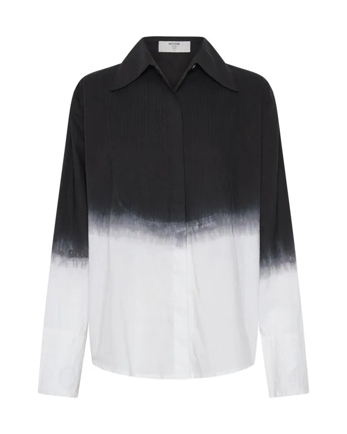 FADE OUT TUXEDO SHIRT Women One Teaspoon Shirts FADE OUT TUXEDO SHIRT Women One Teaspoon Shirts