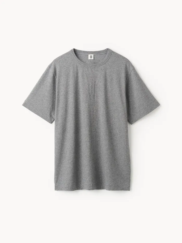 Fayeh Organic Cotton TShirt Grey Melange Women By Malene Birger Tops and Blouses