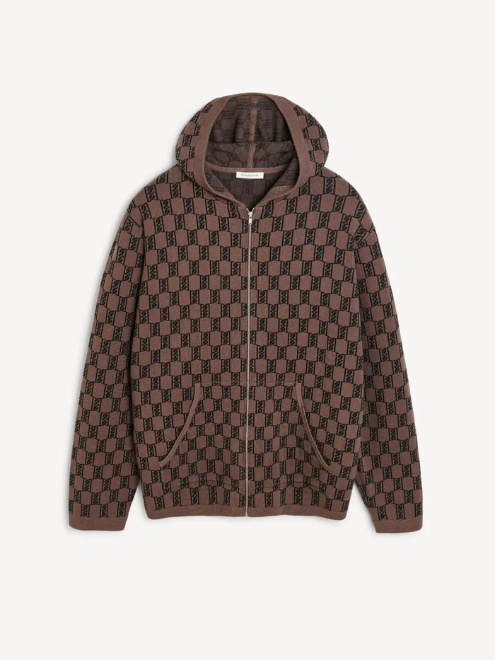 Felipa Knitted Hoodie Dark Mahogany Women By Malene Birger Athleisure Wear