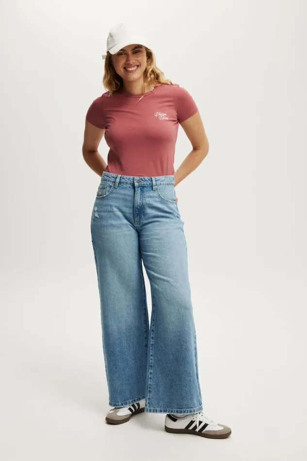 Fitted Graphic Longline Tee Champs Elysees Rosewood Women Cotton On Tops Fitted Graphic Longline Tee Champs Elysees Rosewood Women Cotton On Tops