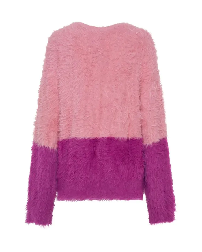 FLUFFY COLOUR BLOCK SWEATER Women One Teaspoon Knitwear FLUFFY COLOUR BLOCK SWEATER Women One Teaspoon Knitwear