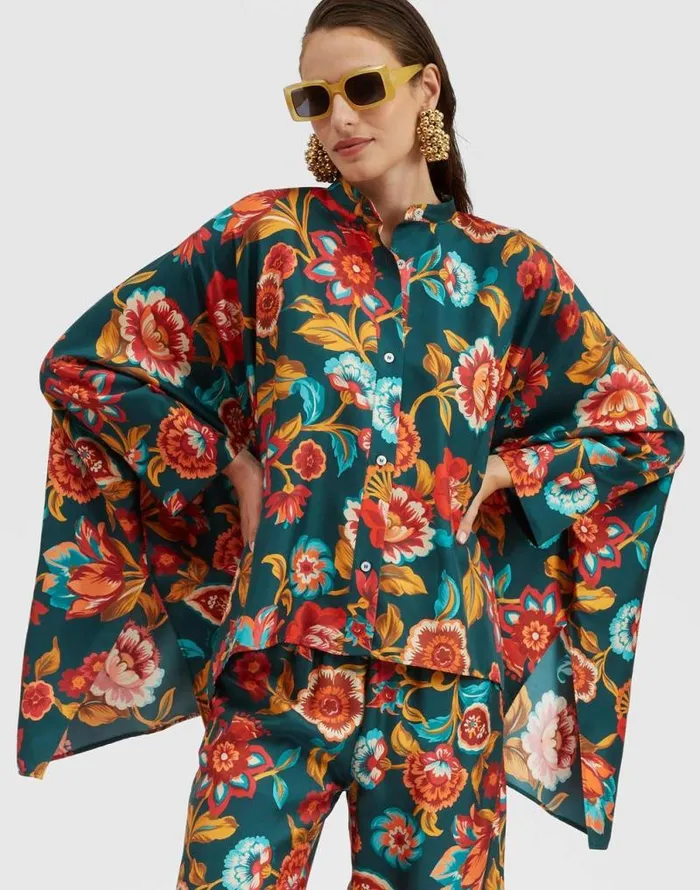 Foulard Shirt Hottie Emerald Women La Double J Shirts and Tops