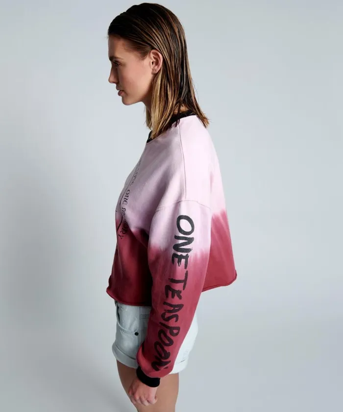 FROM THE STARS DIPPED CROPPED SWEATER Women One Teaspoon Hoodies And Sweats FROM THE STARS DIPPED CROPPED SWEATER Women One Teaspoon Hoodies And Sweats