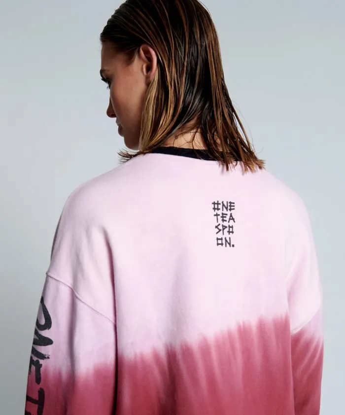 FROM THE STARS DIPPED CROPPED SWEATER Women One Teaspoon Hoodies And Sweats FROM THE STARS DIPPED CROPPED SWEATER Women One Teaspoon Hoodies And Sweats