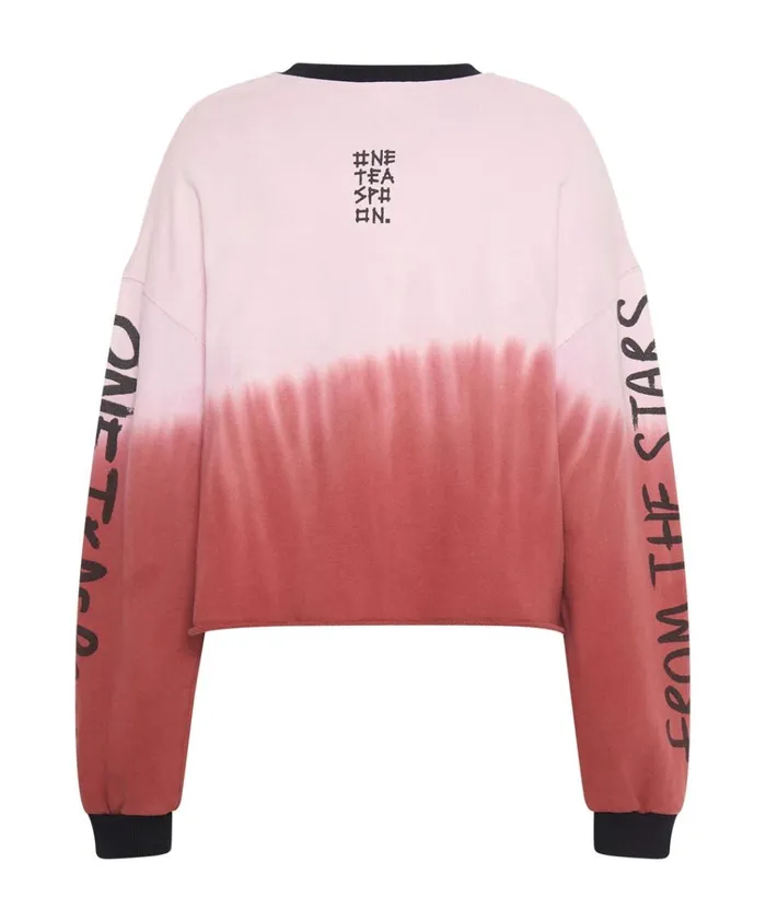 FROM THE STARS DIPPED CROPPED SWEATER Women One Teaspoon Hoodies And Sweats FROM THE STARS DIPPED CROPPED SWEATER Women One Teaspoon Hoodies And Sweats