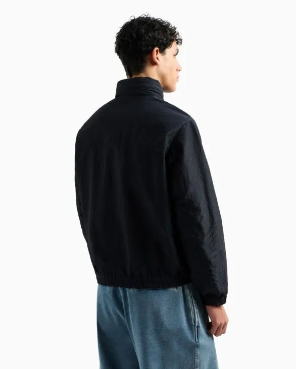 Full Zip Jacket Navyblue Men Armani Outerwear Full Zip Jacket Navyblue Men Armani Outerwear