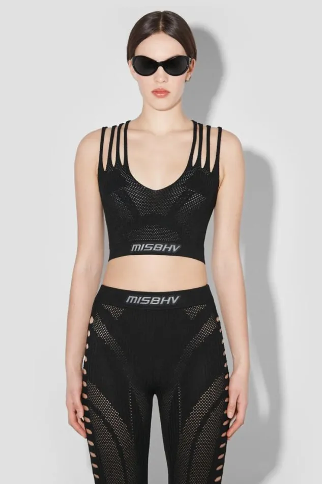 Future Sport Mesh Top Black Women MISBHV Tops